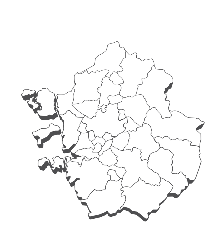 한국 지도